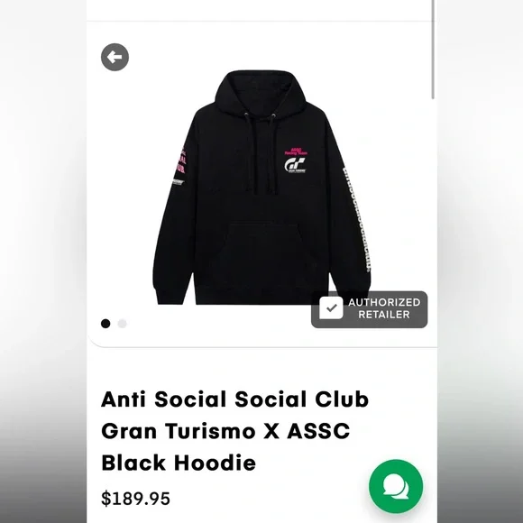 Anti Social Social Club Gran Turismo Hoodie